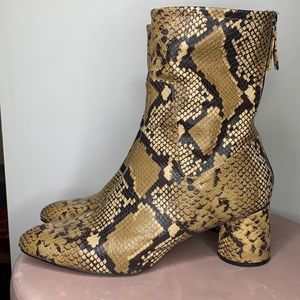 Zara snake boots. Size 10